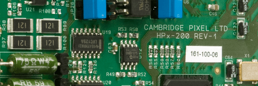Cambridge Pixel Sensor Acquisition, Processing and Display Solutions
